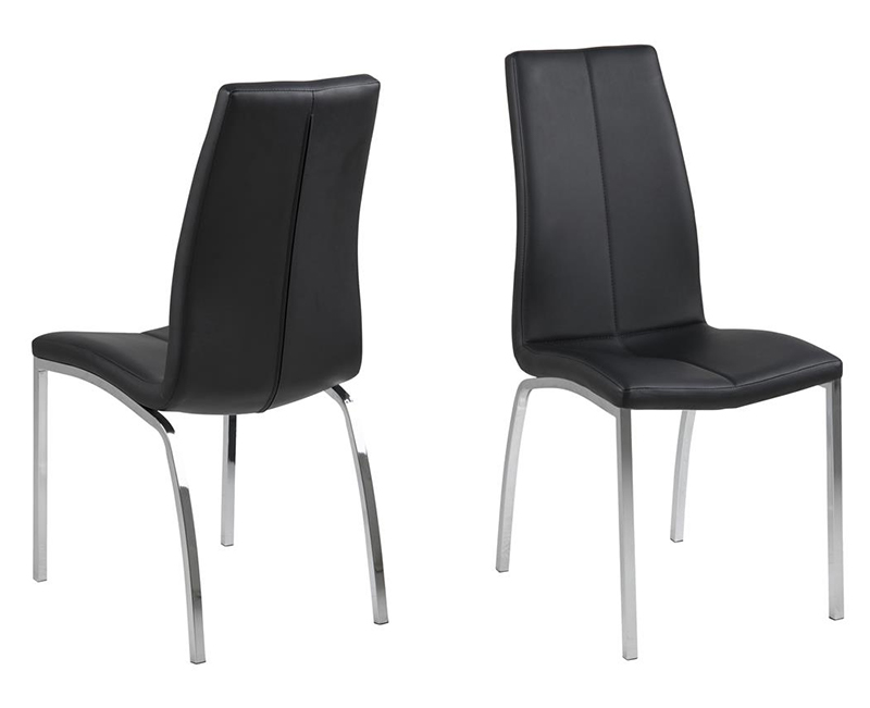 Asama black dining chair