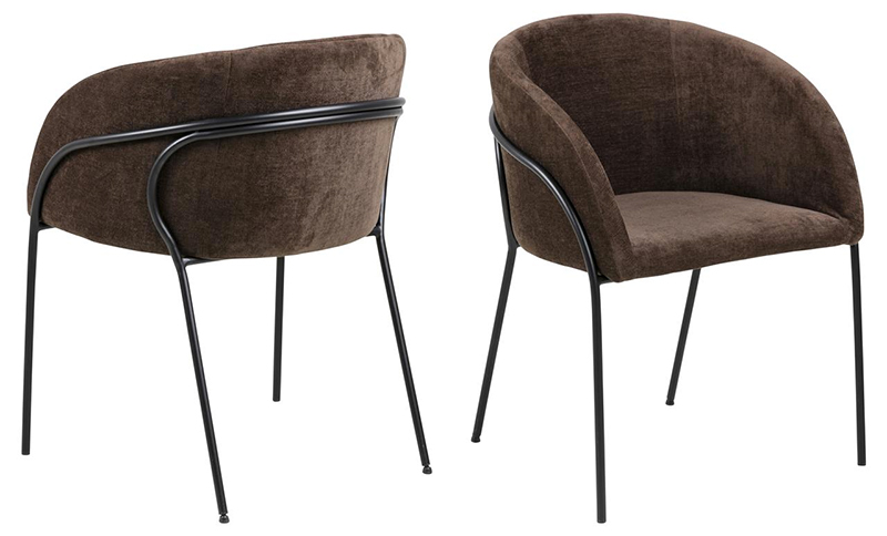 Nelson brown arm chair